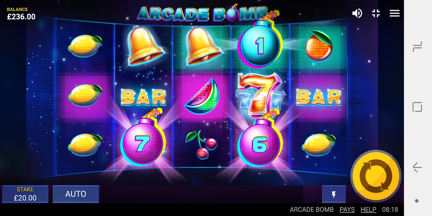 Arcade Bomb slot game Three Bombs will be BIG WIN Arcade Bomb slot game Three Bombs will be BIG WIN