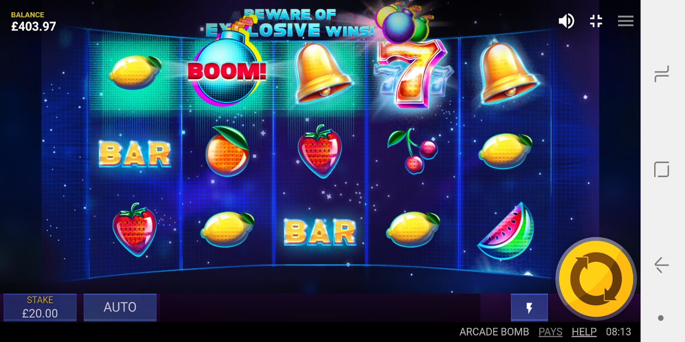 Arcade Bomb slot game compatible to play on all devices and mobile phones too Arcade Bomb slot game compatible to play on all devices and mobile phones too