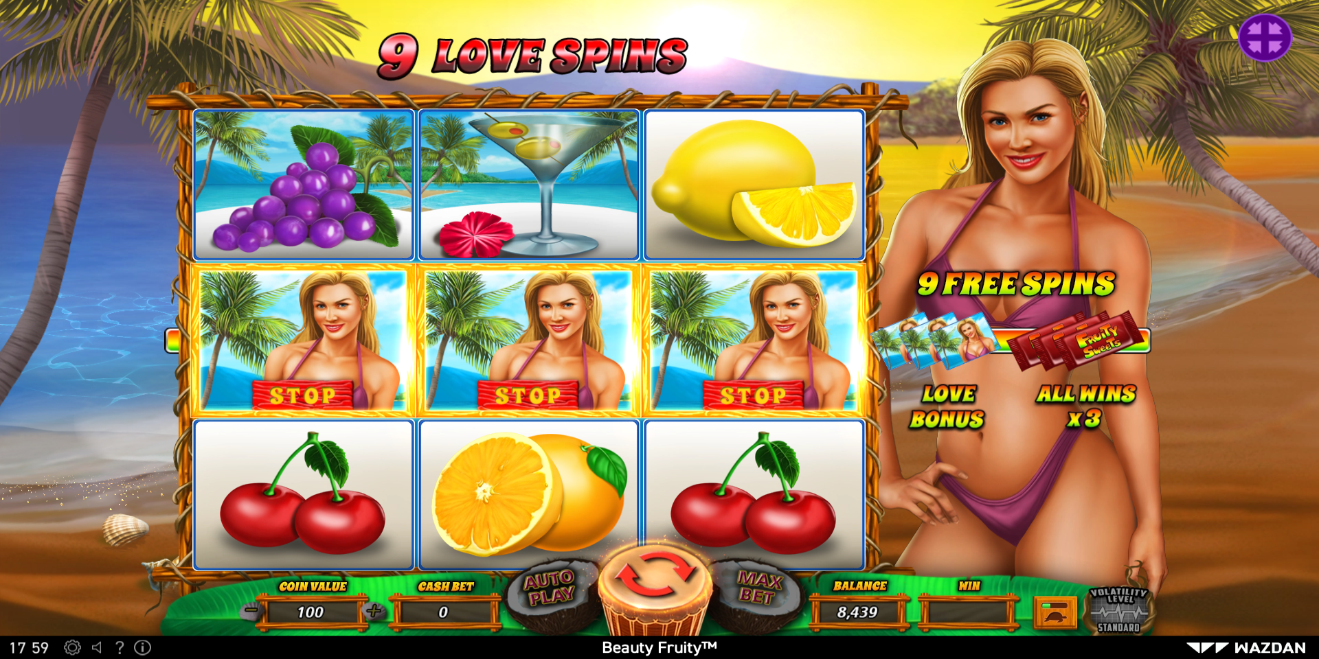 Beauty Fruity slot game Bonus Win Free Spins Beauty Fruity slot game Bonus Win Free Spins