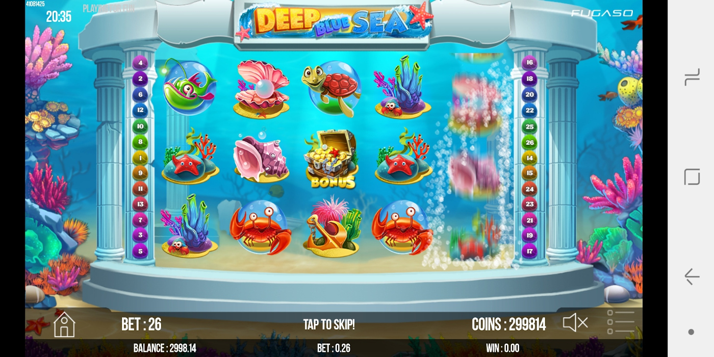 Deep Blue Sea slot game You can play it on your phone! Deep Blue Sea slot game You can play it on your phone!