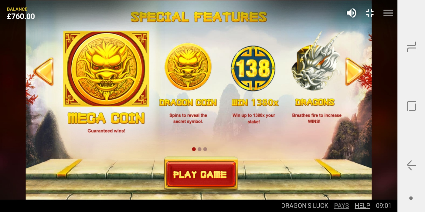 Dragon's Luck slot game Special Symbols let you win MEGA Dragon's Luck slot game Special Symbols let you win MEGA