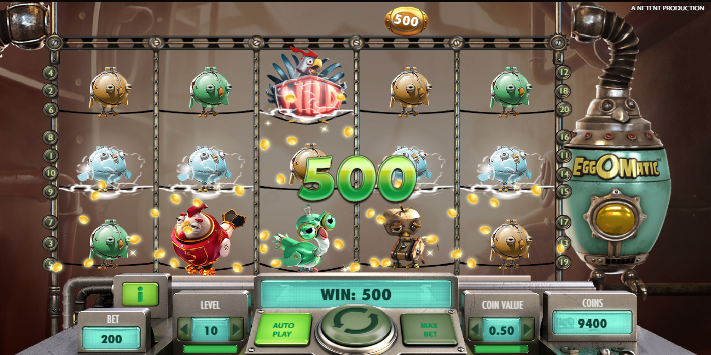 Eggomatic slot game Wild symbol Win Eggomatic slot game Wild symbol Win