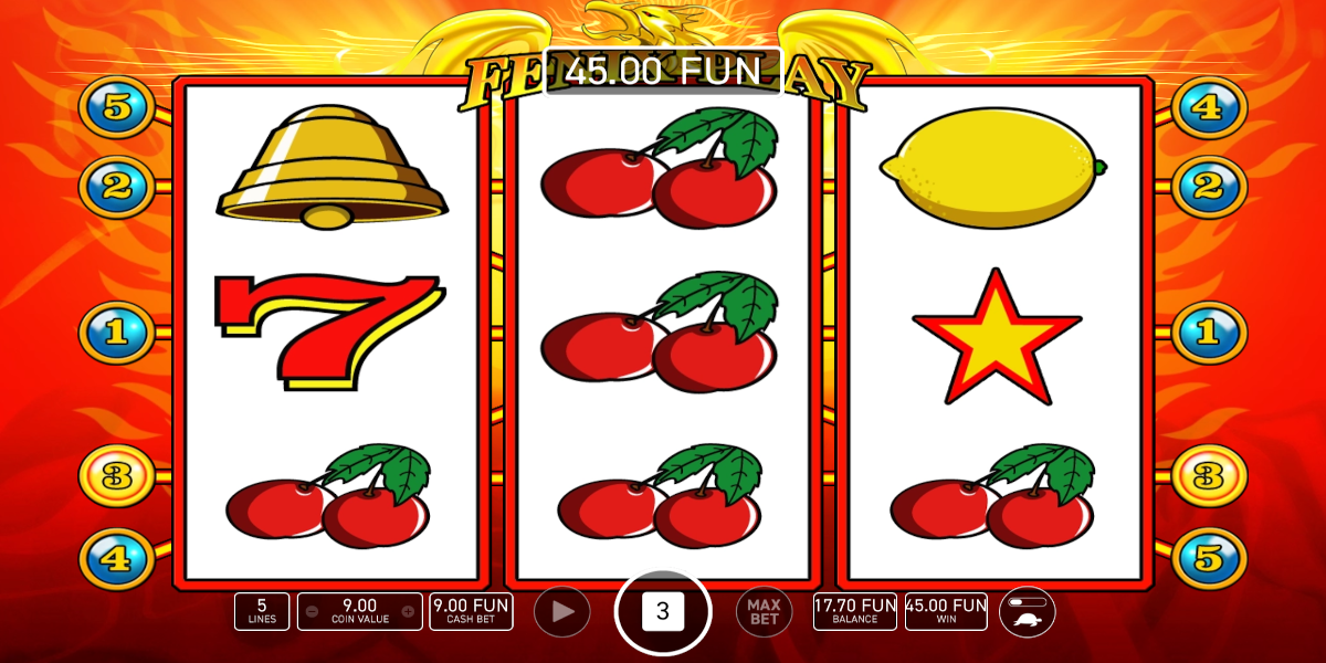 Fenix Play slot game Gameplay Win