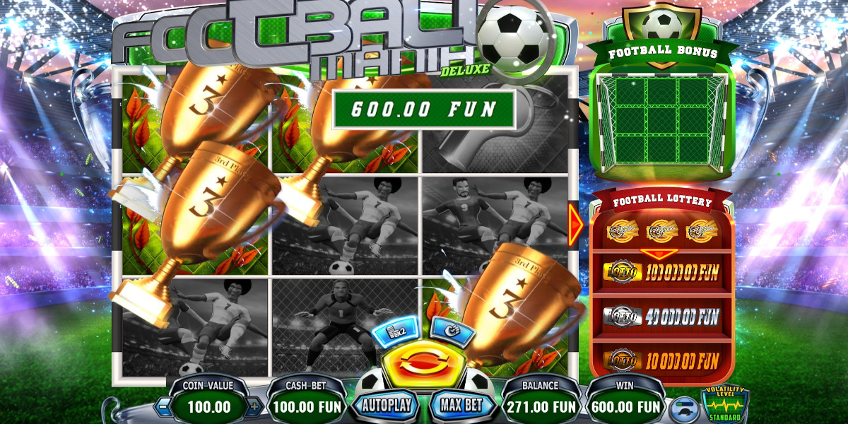 Football Mania Deluxe slot game Gameplay Win Football Mania Deluxe slot game Gameplay Win