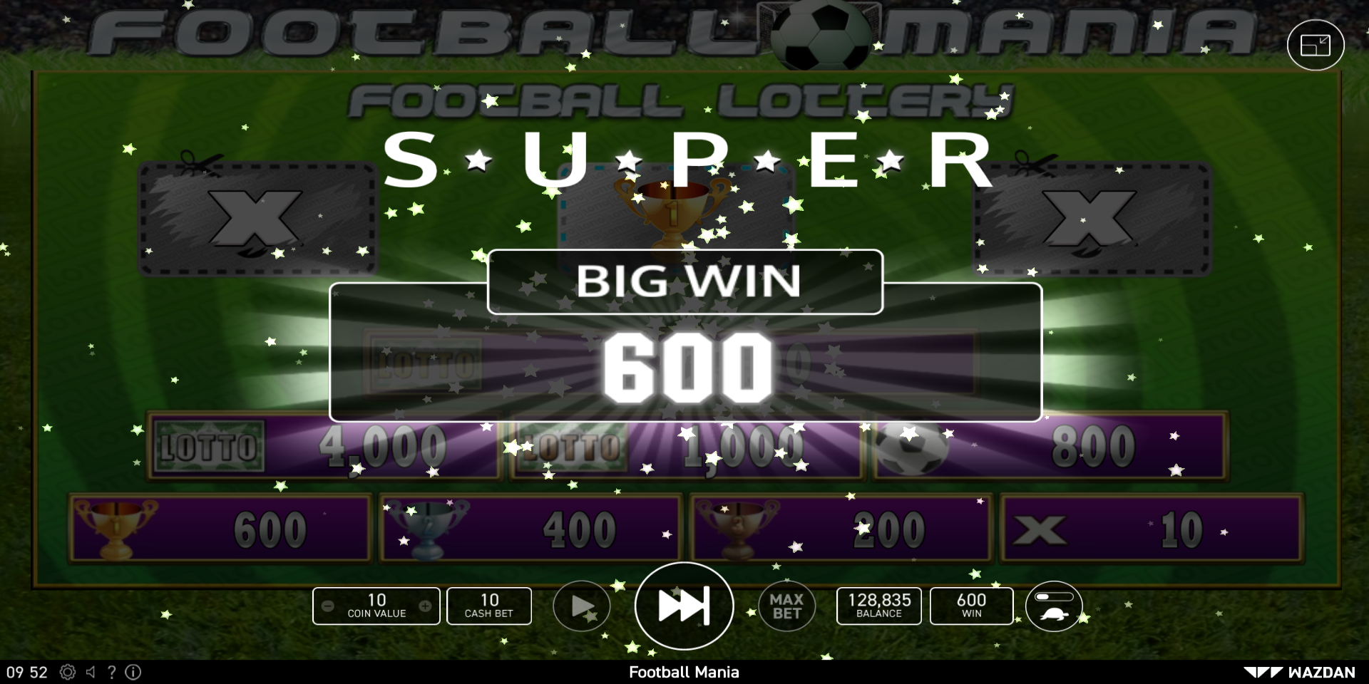 Football Mania slot game Gameplay Super Big Win Football Mania slot game Gameplay Super Big Win