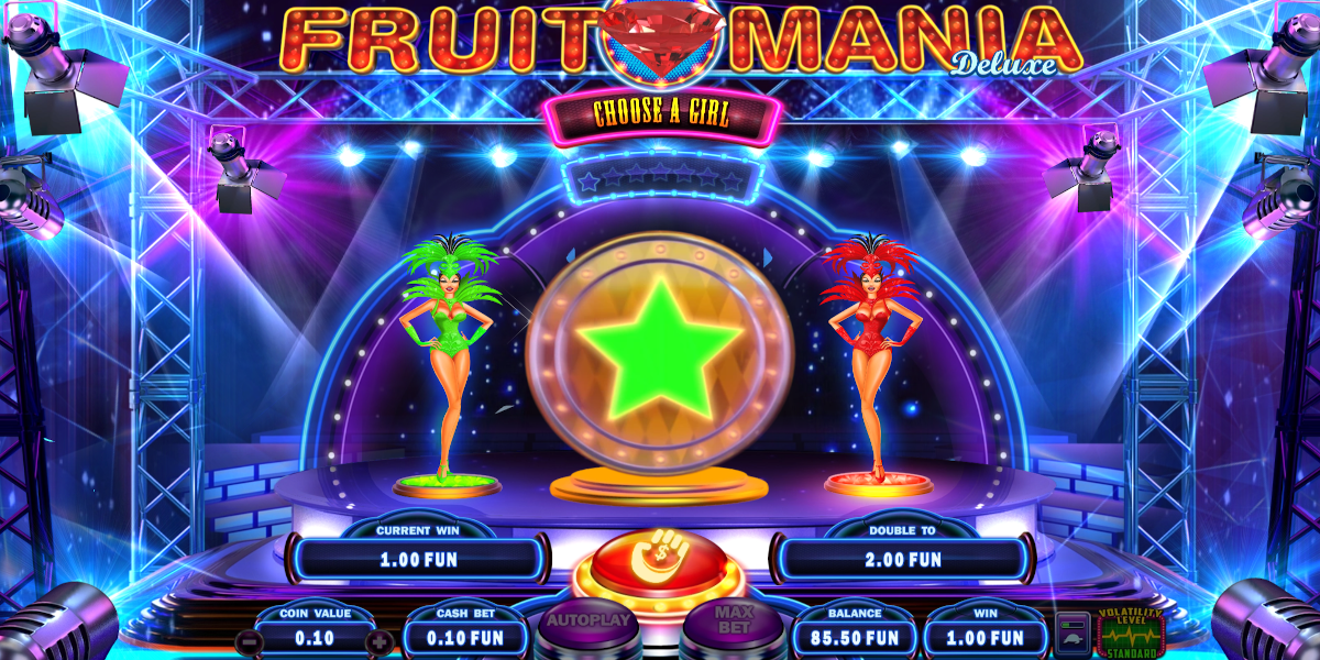 Fruit Mania Deluxe slot game Gamble feature Fruit Mania Deluxe slot game Gamble feature