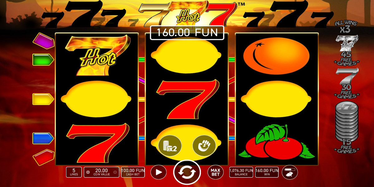 Hot 777 slot game Gameplay Win Hot 777 slot game Gameplay Win