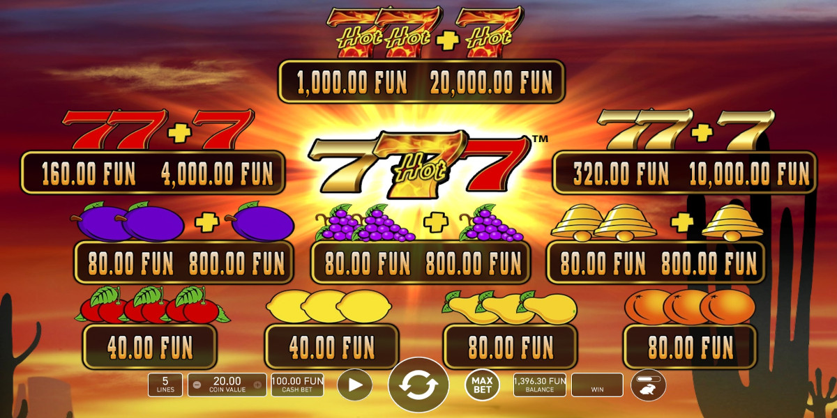 Hot 777 slot game Paytable Hot 777 slot game Paytable