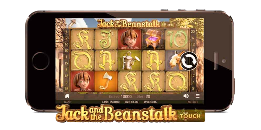 Jack and the Beanstalk slot game Compatible for all mobile devices