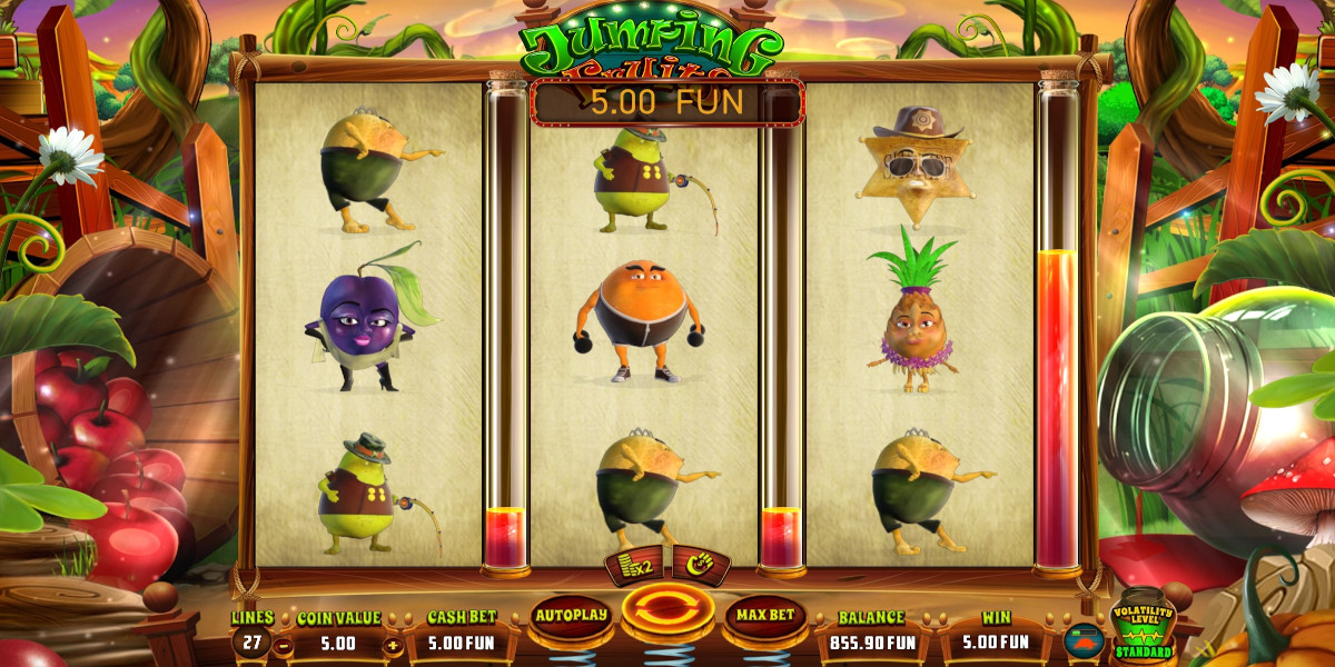 Jumping Fruits slot game Gameplay Win