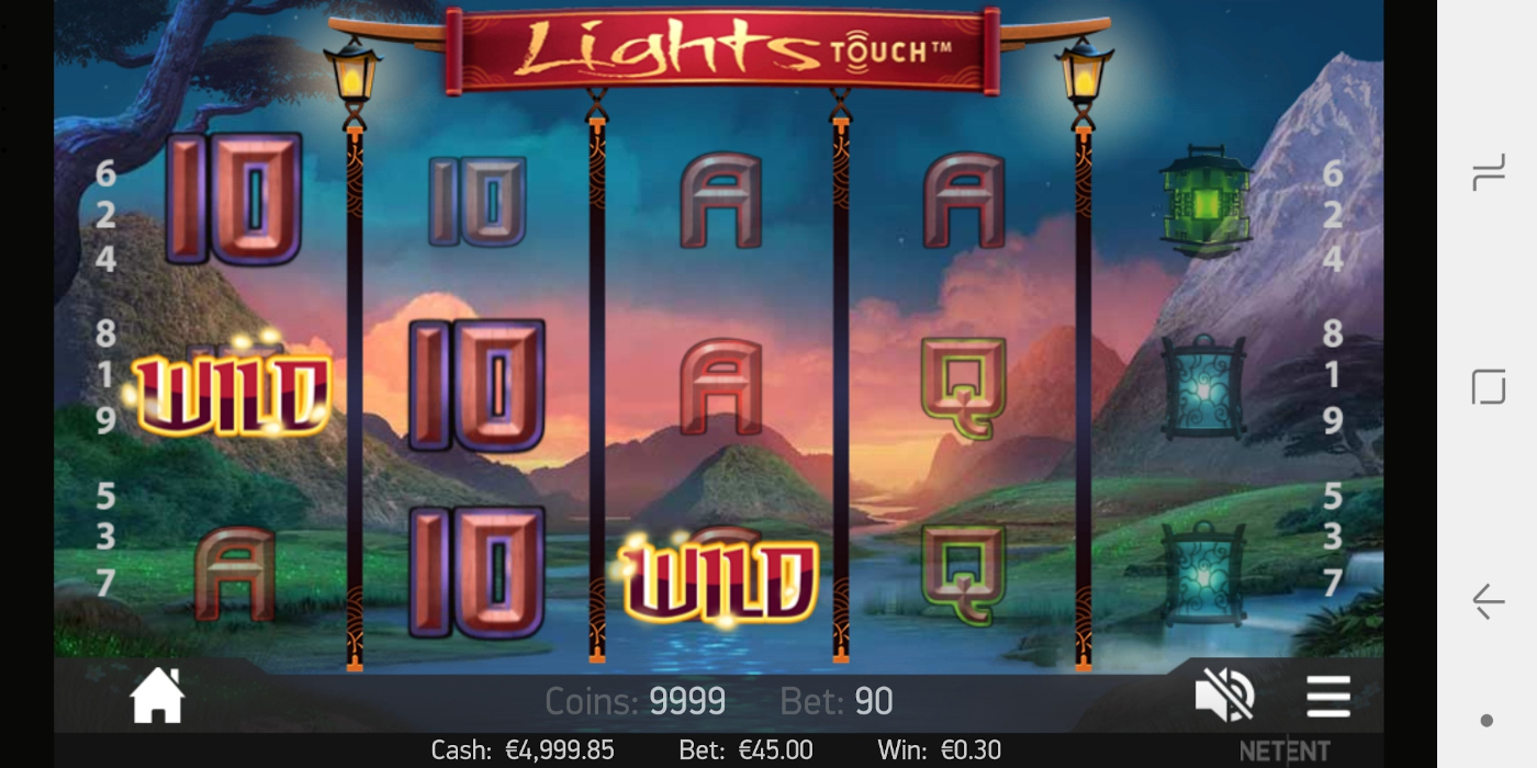 Lights slot game Compatible for all type devices - Lights Touch version