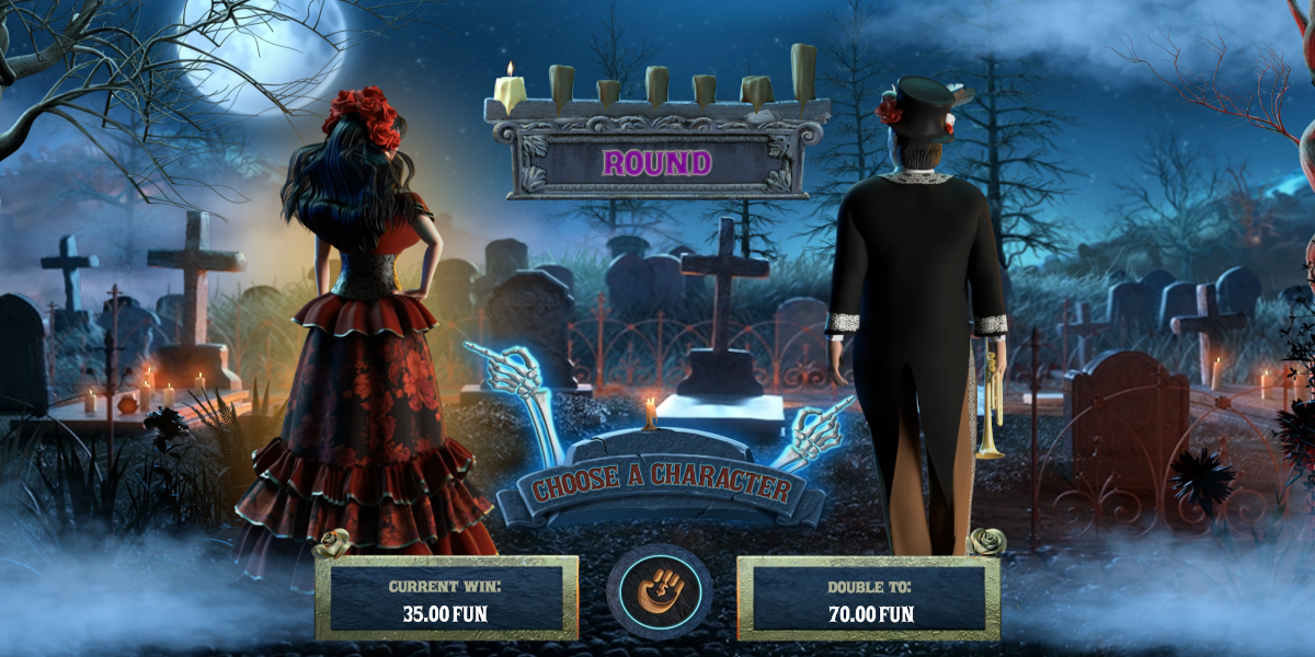 Los Muertos slot game Gamble feature Los Muertos slot game Gamble feature