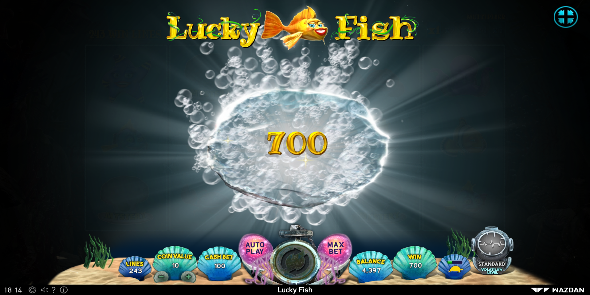 Lucky Fish slot game Scatter symbol big WIN Lucky Fish slot game Scatter symbol big WIN