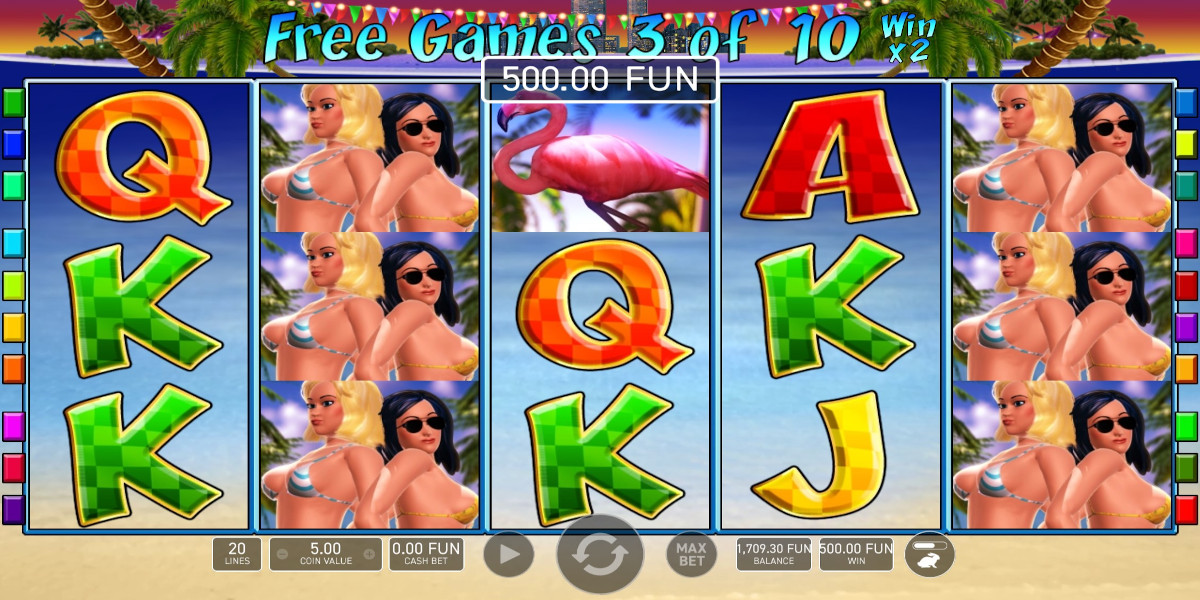 Miami Beach slot game Free Spins gameplay Miami Beach slot game Free Spins gameplay
