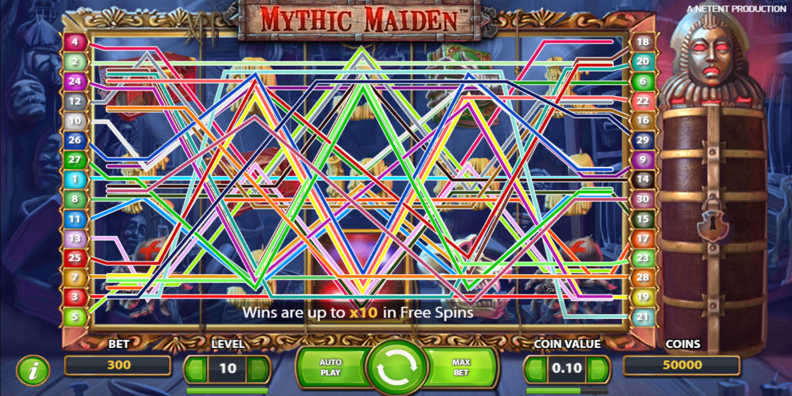 Mythic Maiden slot game 30 Paylines Mythic Maiden slot game 30 Paylines