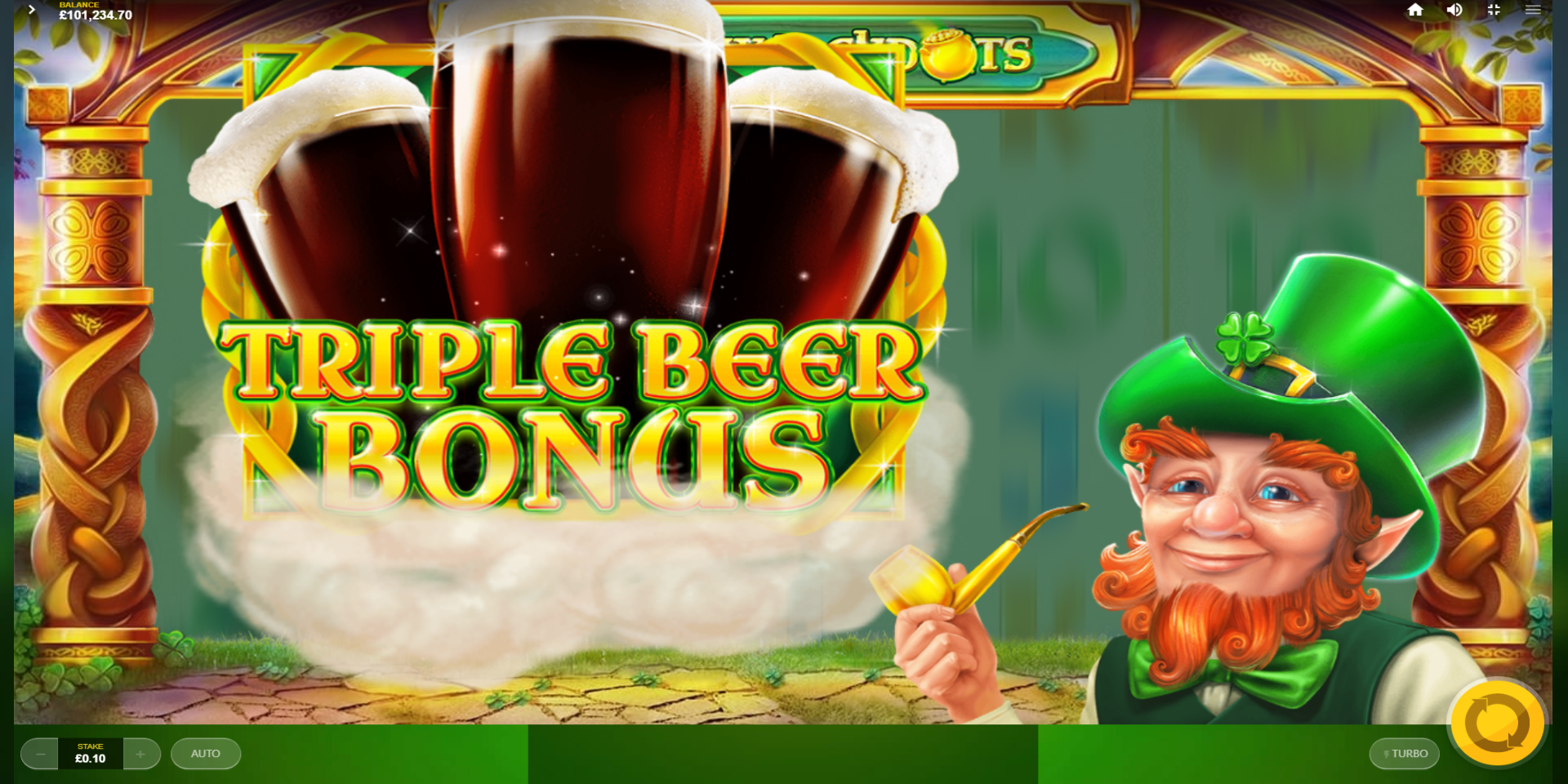 Rainbow Jackpots slot game Triple Beer Bonus feature Rainbow Jackpots slot game Triple Beer Bonus feature