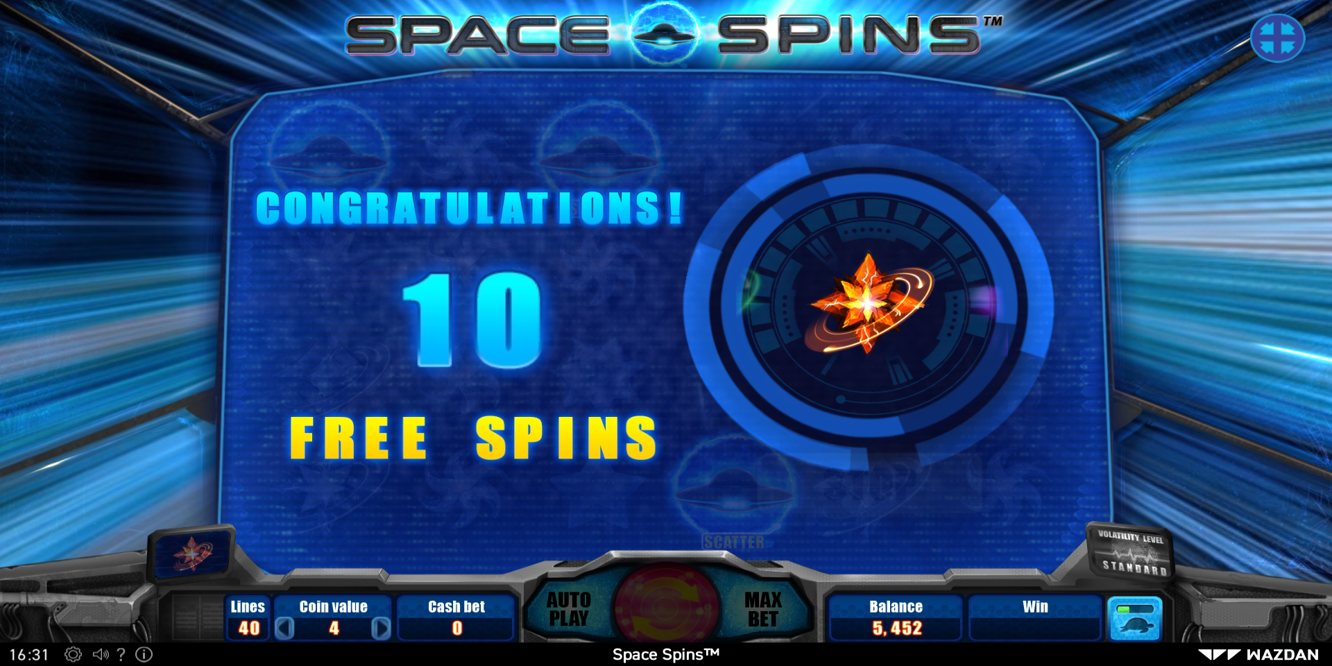 Space Spins slot Free Spins WON Space Spins slot Free Spins WON