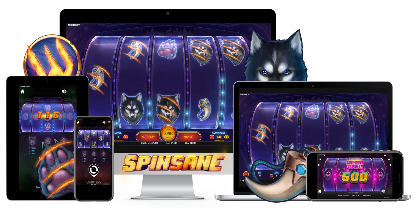 Spinsane slot game Compatible for all type devices