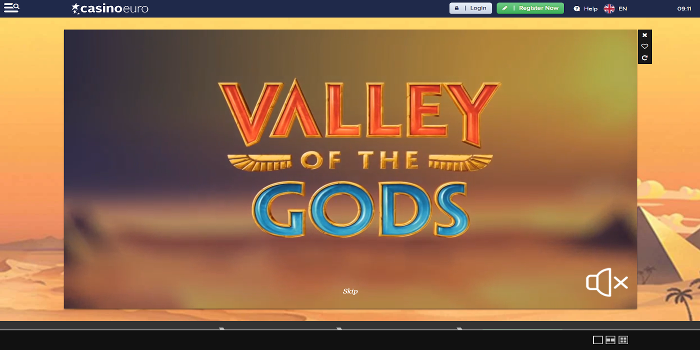 Valley of the Gods slot game Most of the Casinos have it - CasinoEuro