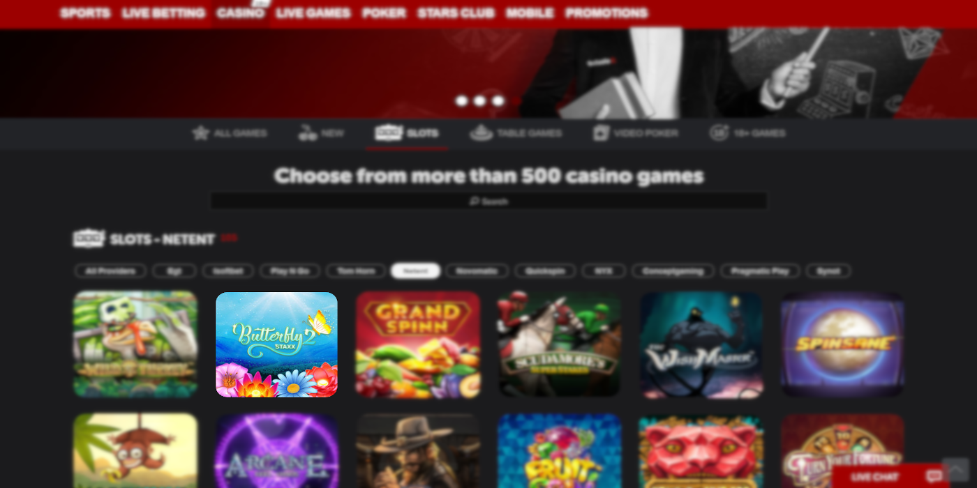 Butterfly Staxx 2 slot game BetSafe Casino has this slot
