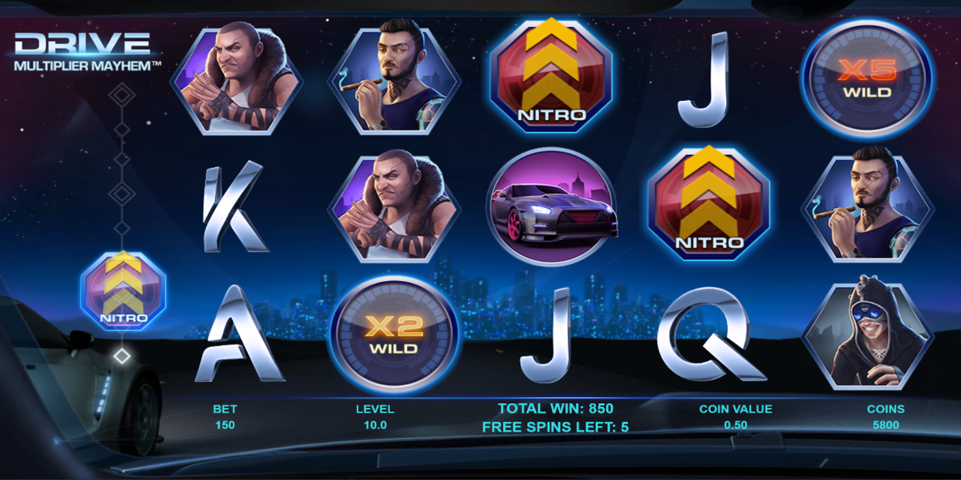 Drive slot game Nitro collect meter Drive slot game Nitro collect meter