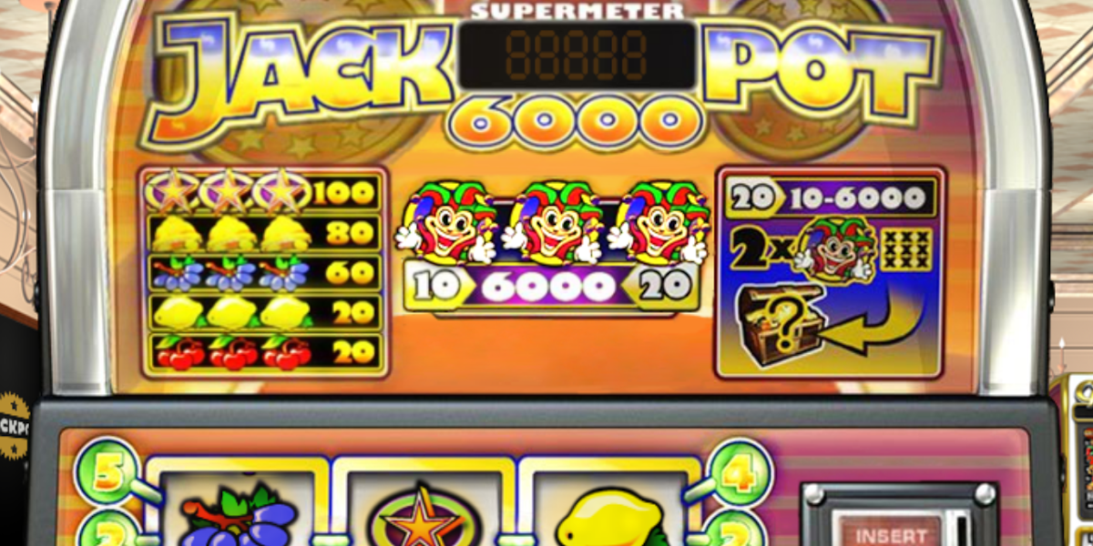 Jackpot 6000 slot game Symbol Paytable