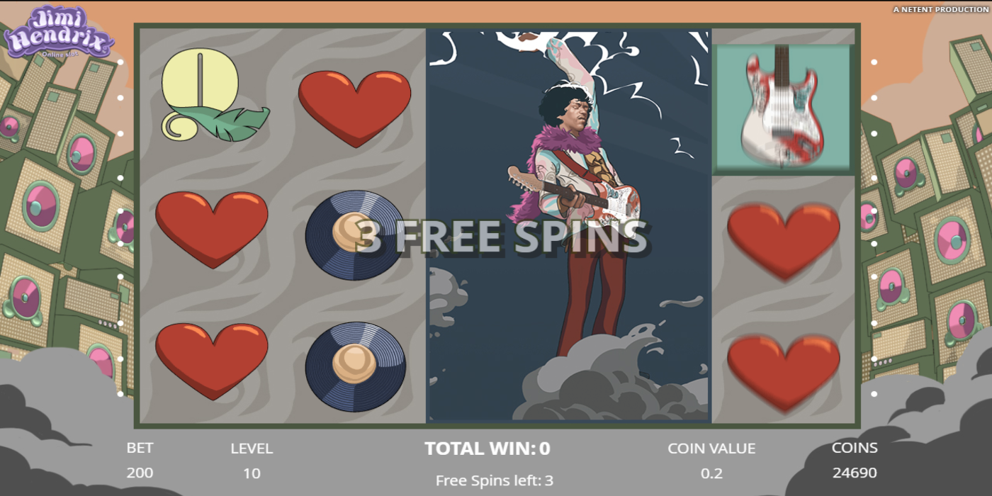 Jimi Hendrix slot game Free Spins Gameplay Jimi Hendrix slot game Free Spins Gameplay