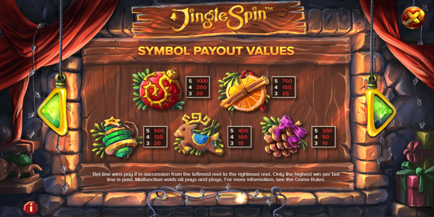 Jingle Spin slot game High Symbols Paytable Jingle Spin slot game High Symbols Paytable