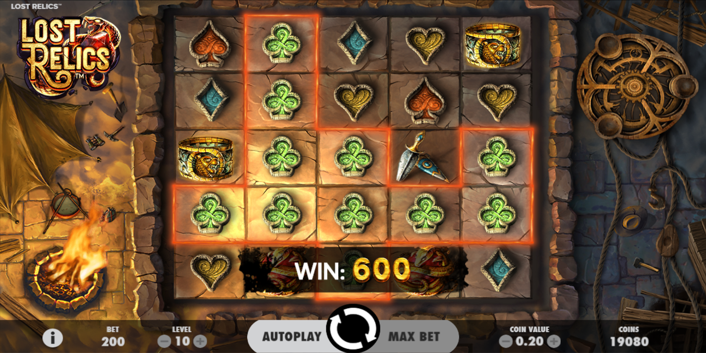 Lost Relics slot game Cluster Pay slot Lost Relics slot game Cluster Pays slot