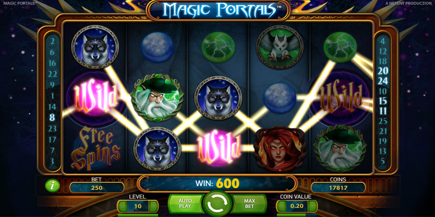 Magic Portals slot game Wild Symbols Win Magic Portals slot game Wild Symbols Win