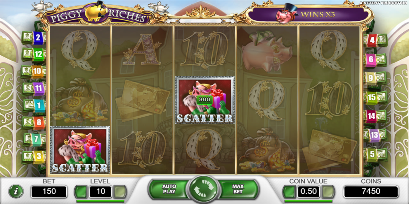 Piggy Riches slot game Scatter Symbols is your way to Free Spins Piggy Riches slot game Scatter Symbols is your way to Free Spins
