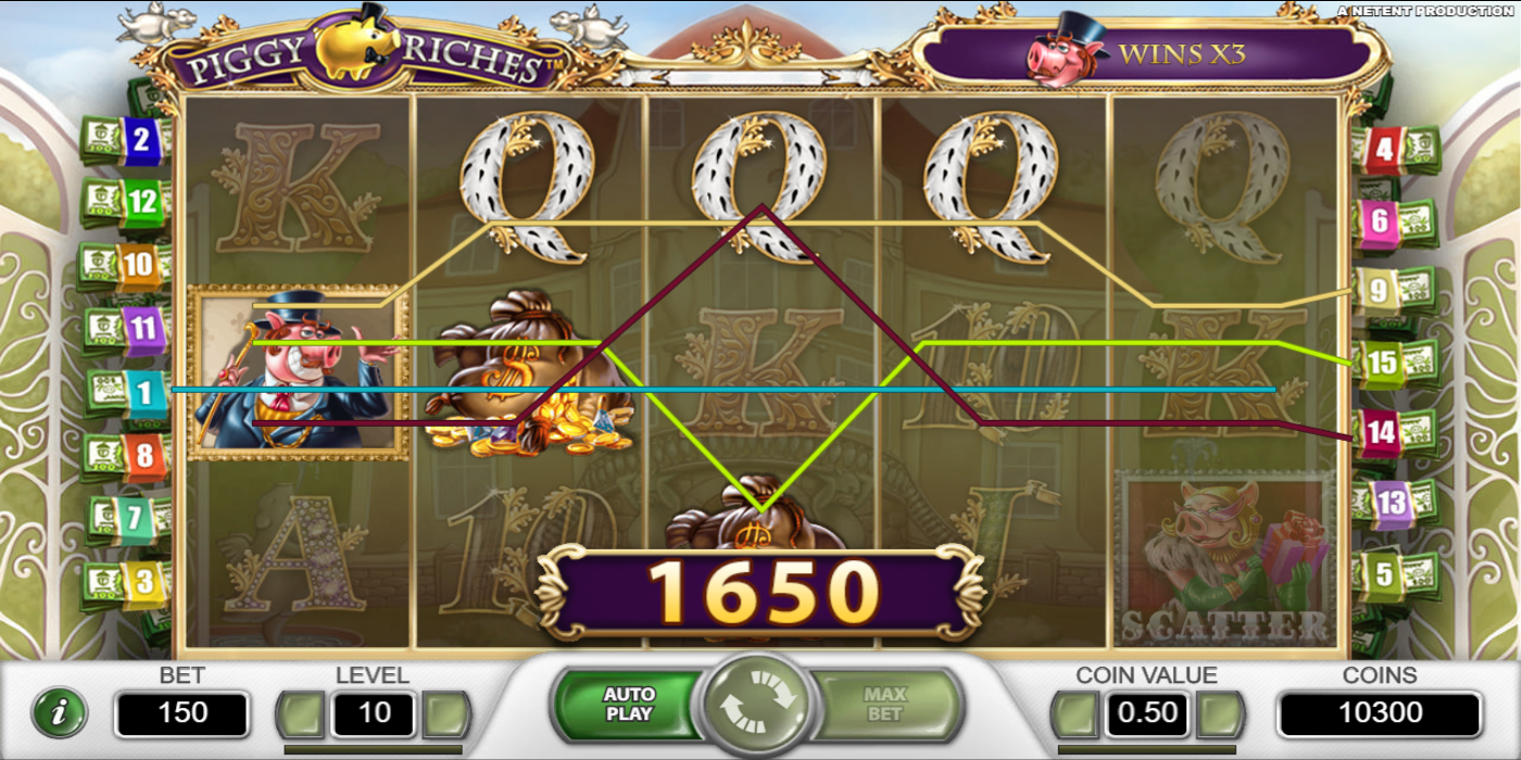 Piggy Riches slot game Wild Symbol Big Win Piggy Riches slot game Wild Symbol Big Win