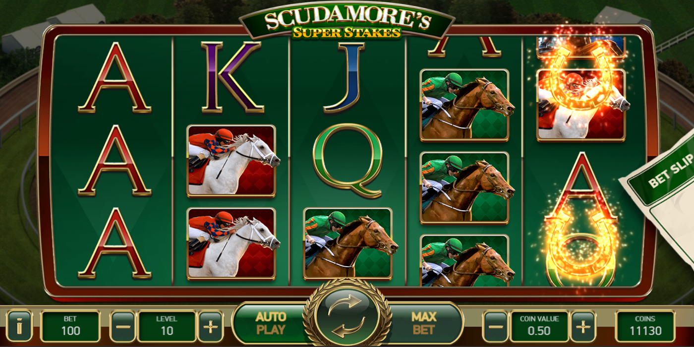 Scudamore's Super Stakes slot game Random Wilds feature