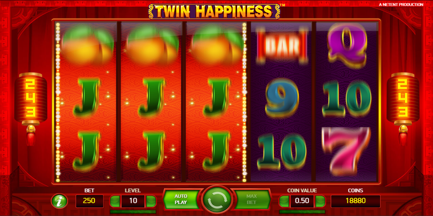 Twin Happiness slot game Twin Reel Feature Triplet reels Twin Happiness slot game Twin Reel Feature Triplet reels