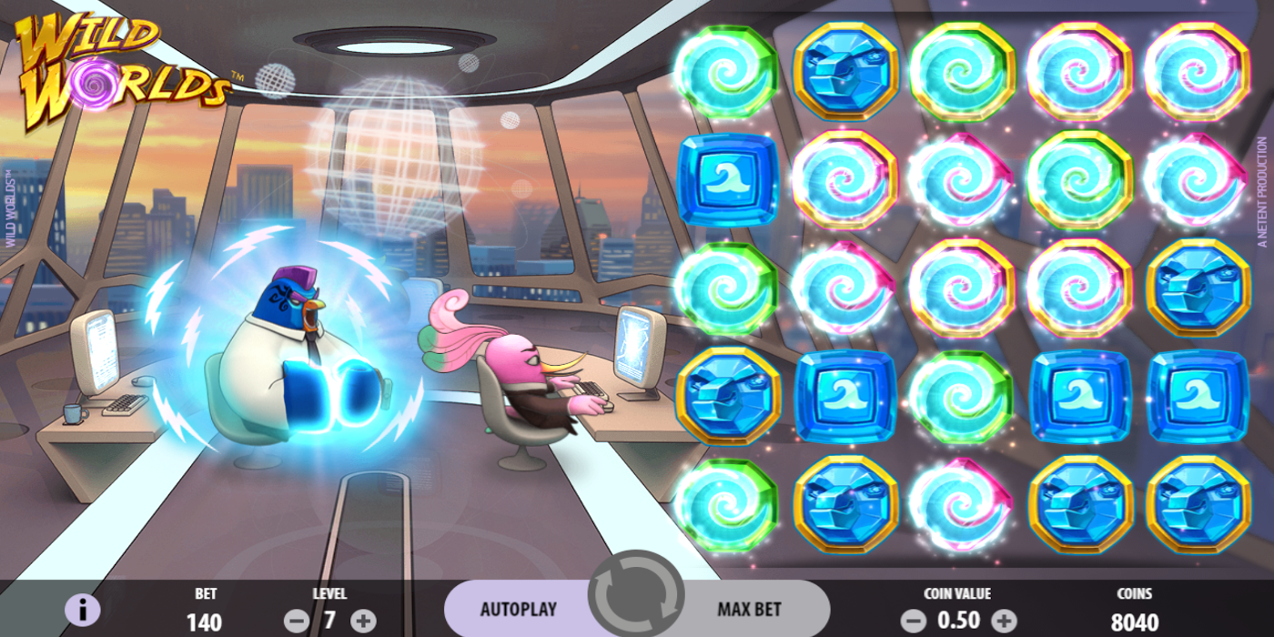 Wild Worlds slot game Base game Gameplay Wild Worlds slot game Base game Gameplay