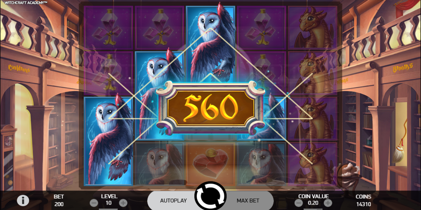Witchcraft Academy slot game Gameplay Win Witchcraft Academy slot game Gameplay Win