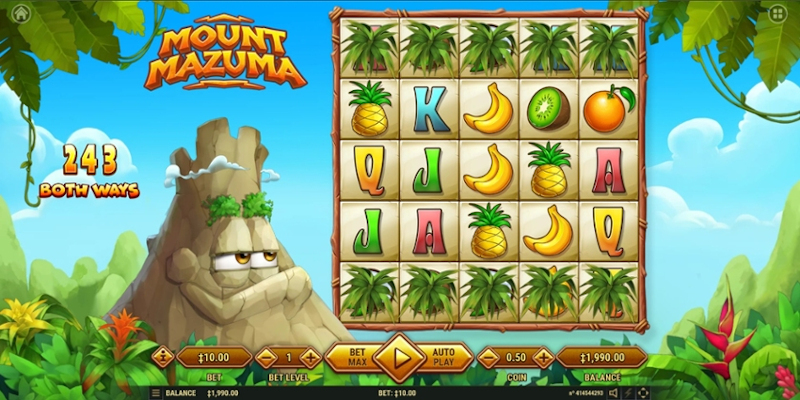 Mount Mazuma slot game 243 paylines
