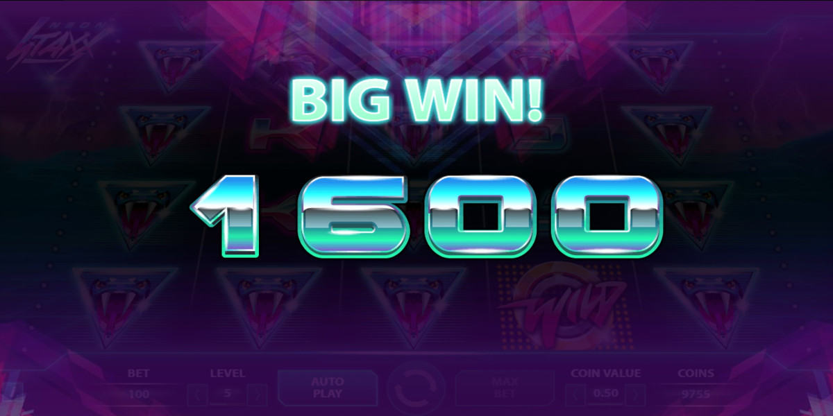 Neon Staxx slot game Big Win