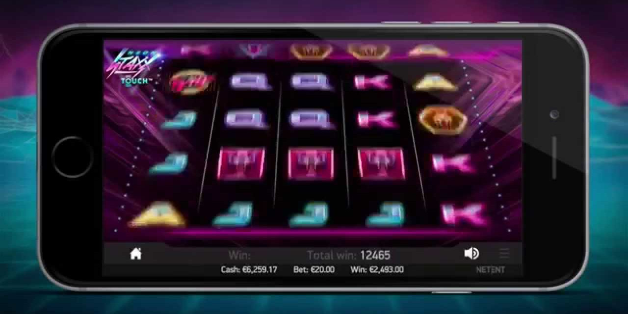 Neon Staxx slot game Compatible for mobile devices