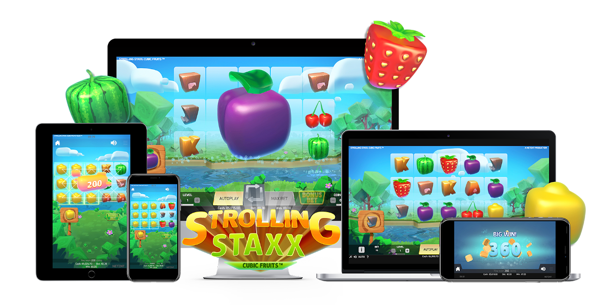 Strolling Staxx slot game Compatible for all type devices