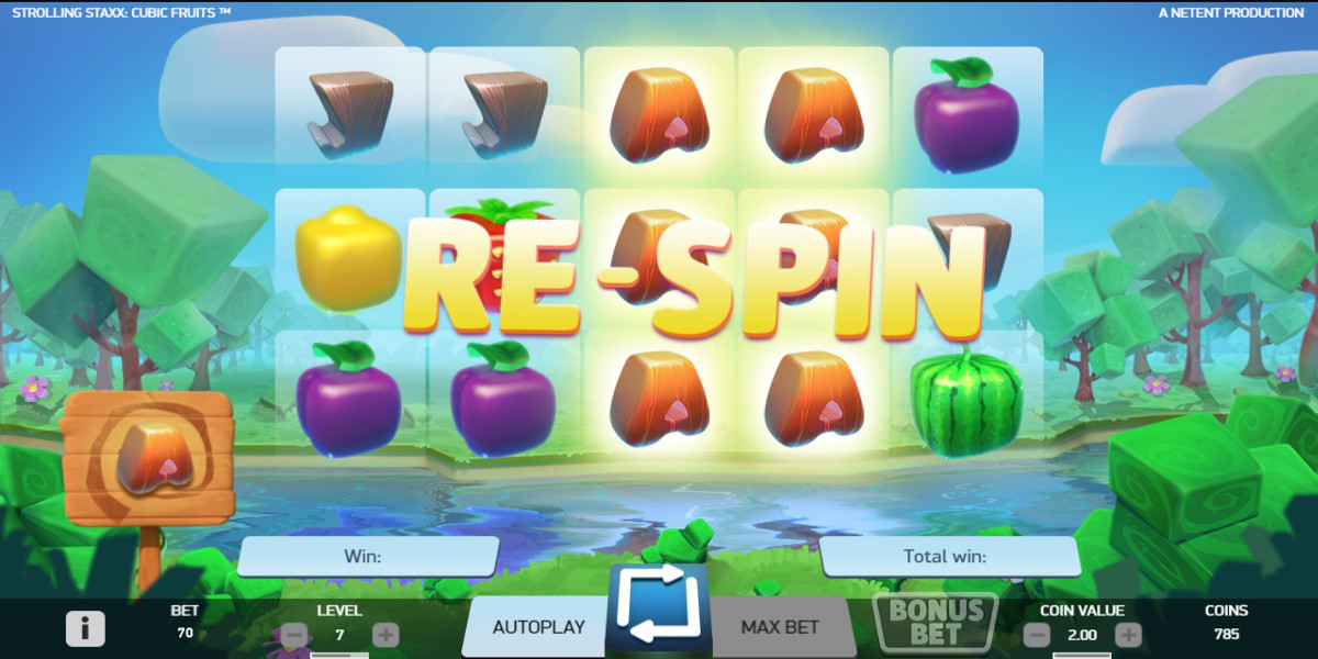 Strolling Staxx slot game Re-Spin feature