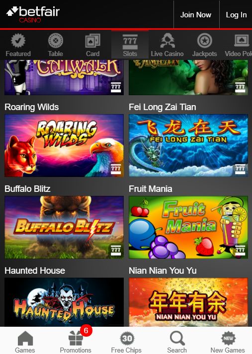 online mobile slots