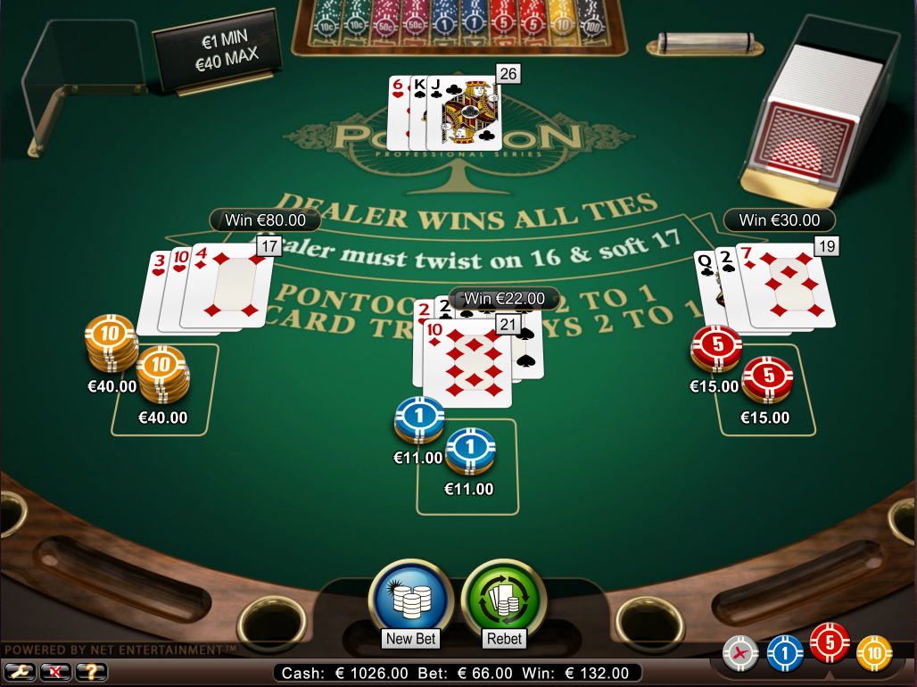 how to play_pontoon blackjack