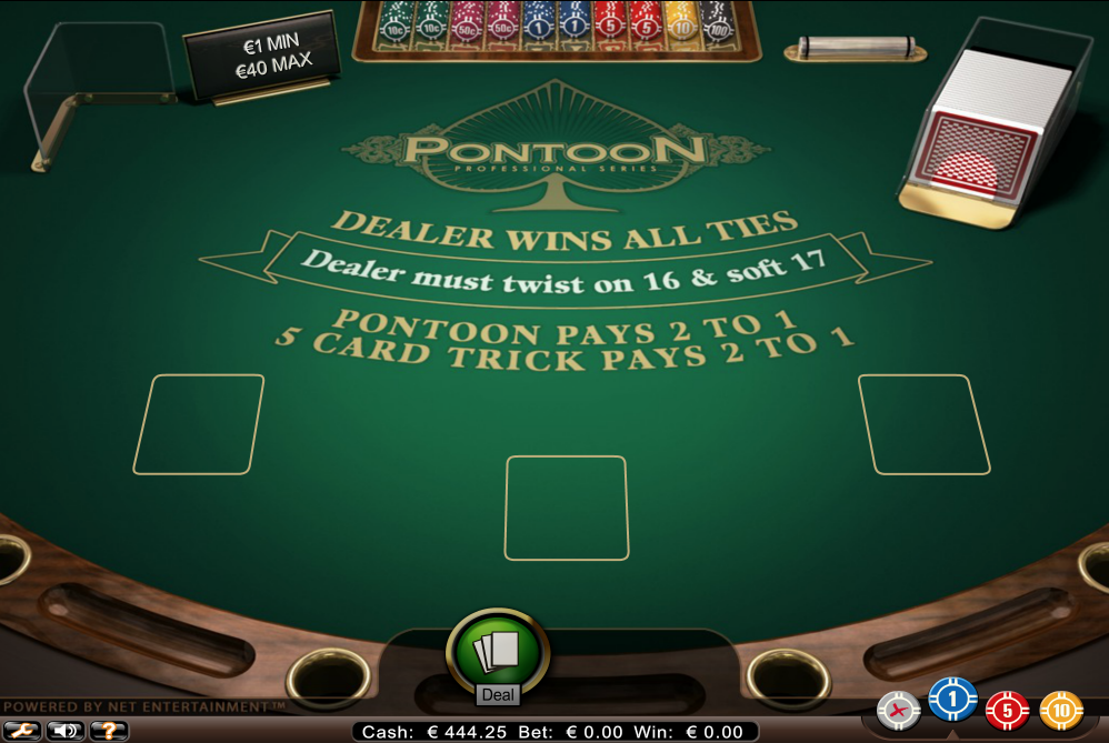 pontoon blackjack_game rules
