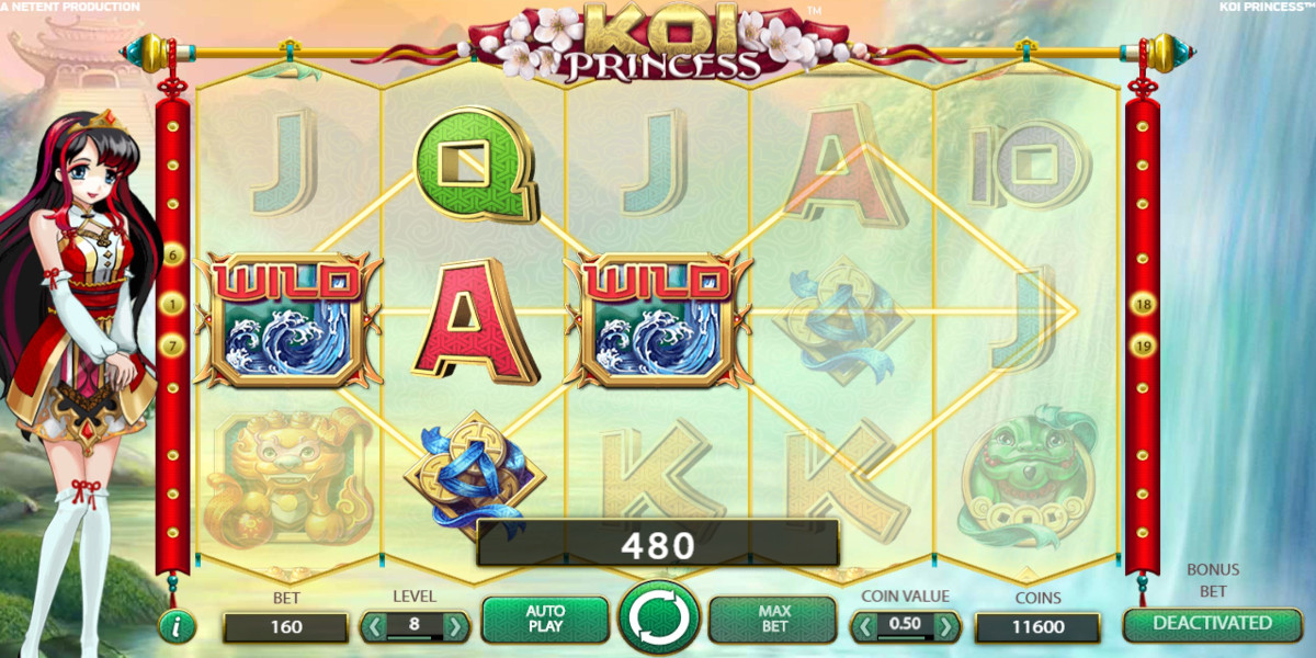 Koi Princess slot game Wild Symbols Win