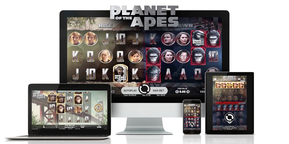 Planet of the Apes slot game Compatible to play on all type devices Planet of the Apes slot game Compatible to play on all type devices