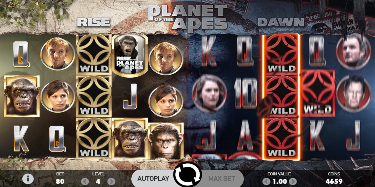 Planet of the Apes slot game Wild symbols features Planet of the Apes slot game Wild symbols features