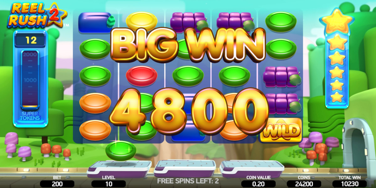 Reel Rush 2 slot game Big Win