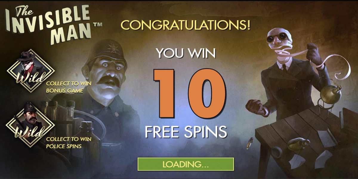 The Invisible Man slot game Free Spins WON