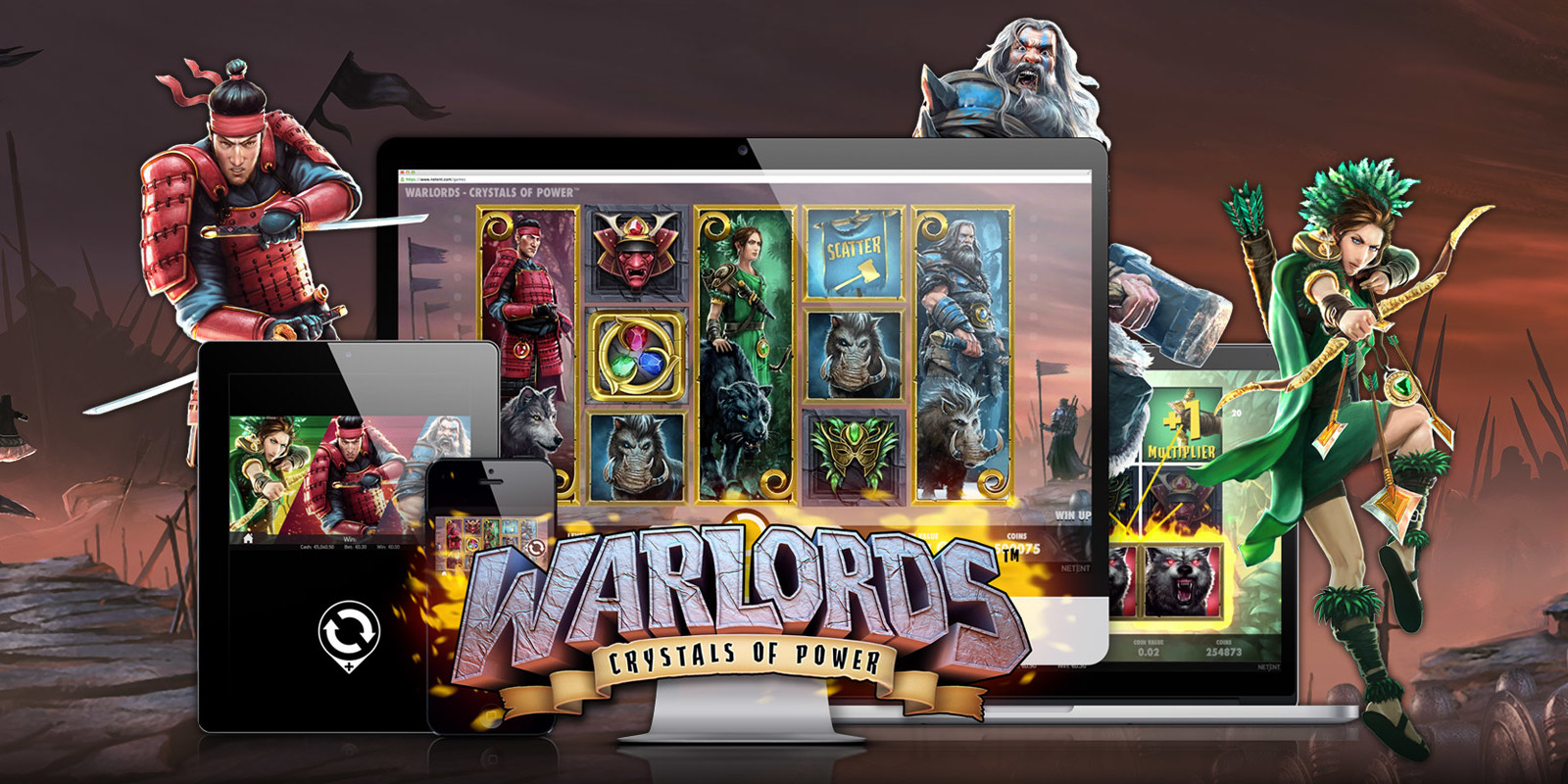 Warlords slot game Compatible for all type devices